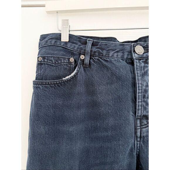 Burberry Brit Steadman Denim Mid-Rise Slim Straight Leg Jeans Medium Wash 34R - Picture 3 of 12